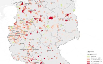 Mittelstädte: Steigende Mietpreise vor allem in Baden-Württemberg und Niedersachsen