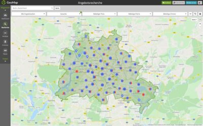 GeoMap integriert Daten für Gewerbeimmobilien