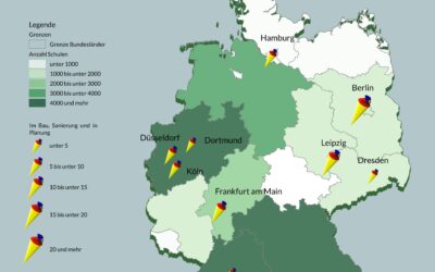 Schulen in Deutschland: Bestand und Bauprojekte mit Fertigstellung bis 2025