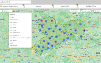 Umfassende Suche in GeoMap: Navigation bis zur Ebene Bundesland